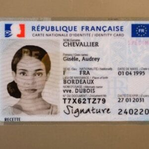Buy a French ID | France Identity Card for Sale