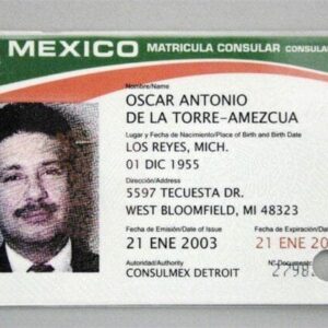 Buy a Mexico ID | Mexican INE Card for Sale