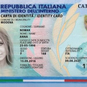 Buy an Italian ID | Italy Identity Card for Sale