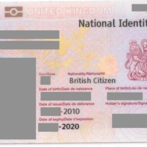 Buy a British ID | UK ID Card for Sale